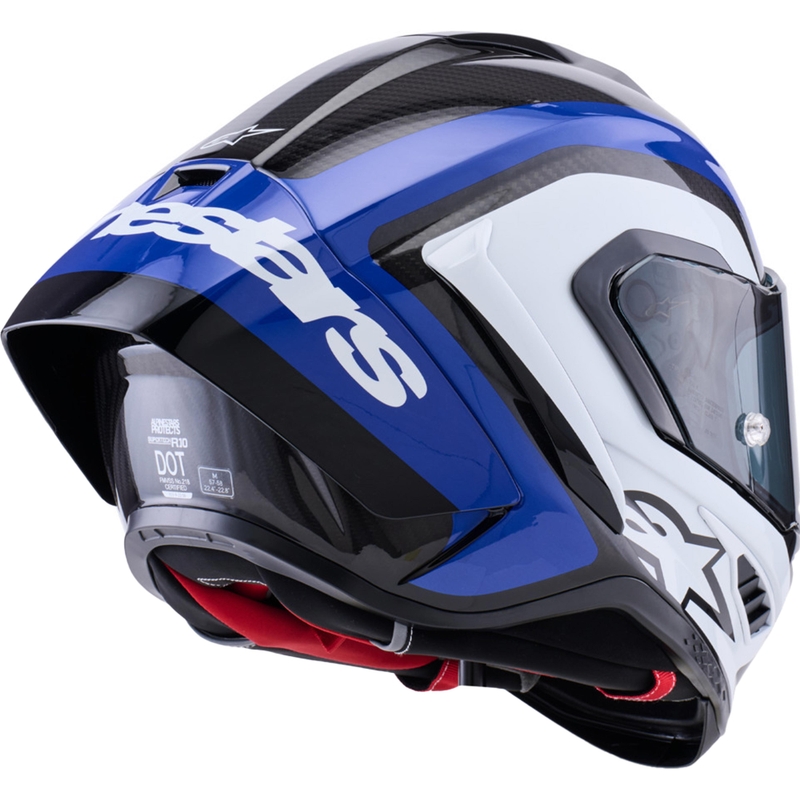 Cască integrală pentru motocicletă Alpinestars Supertech R10 Arius negru-albastru-alb
