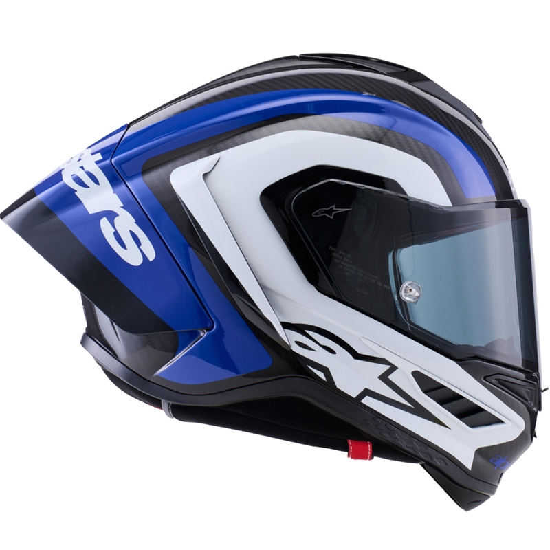Cască integrală pentru motocicletă Alpinestars Supertech R10 Arius negru-albastru-alb