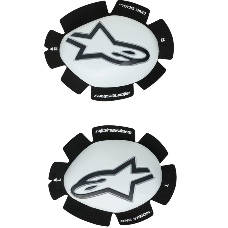 Slideri Alpinestars GP Plus 2 buc alb-negru