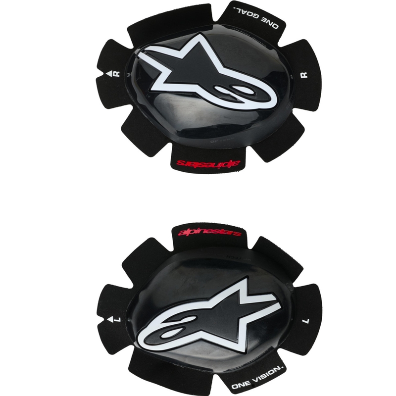 Slideri pentru genunchi Alpinestars GP Tech negru-alb