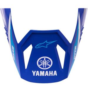 Vizieră pentru căști de motocicletă pentru copii Alpinestars S-M3 Yamaha colecția albastru-alb