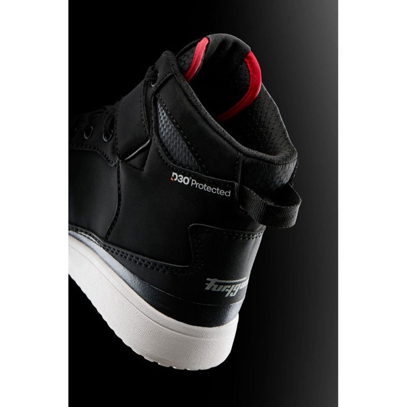 Ghete motociclete Furygan Tarmac D3O® negru-roșu