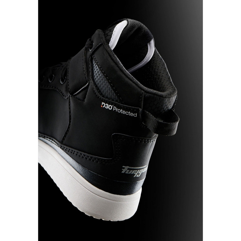 Ghete motociclete Furygan Tarmac D3O® negru-alb