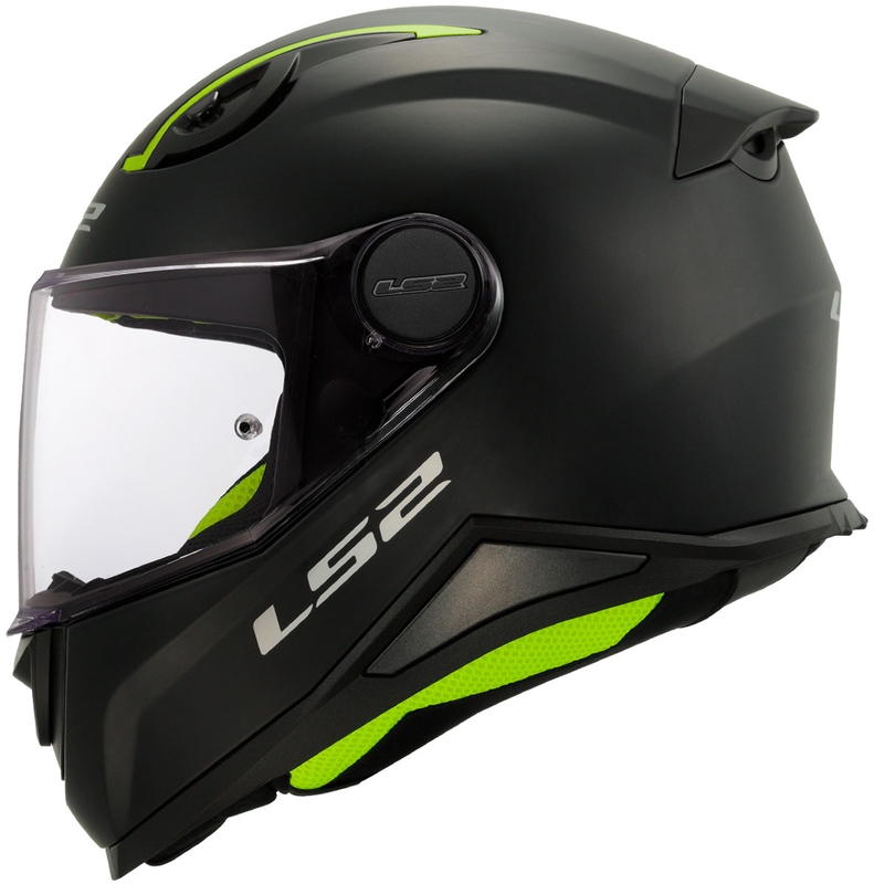Cască integrală pentru motocicletă LS2 FF812 Solid negru mat pentru copii