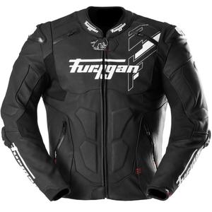 Geacă de piele pentru motocicletă Furygan Raptor Evo 3 negru-alb
