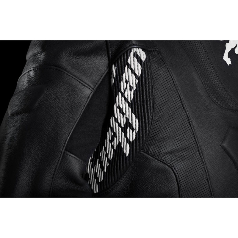 Geacă de piele pentru motocicletă Furygan Raptor Evo 3 negru-alb
