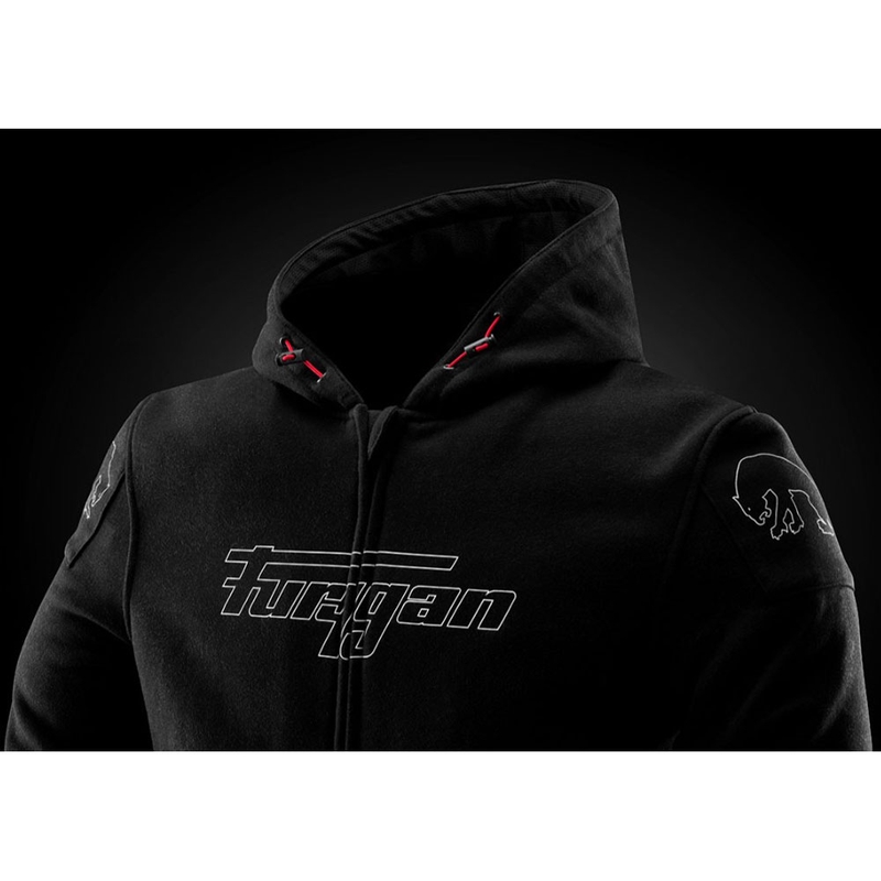 Geacă de motocicletă Furygan Livio X Kevlar® negru-alb