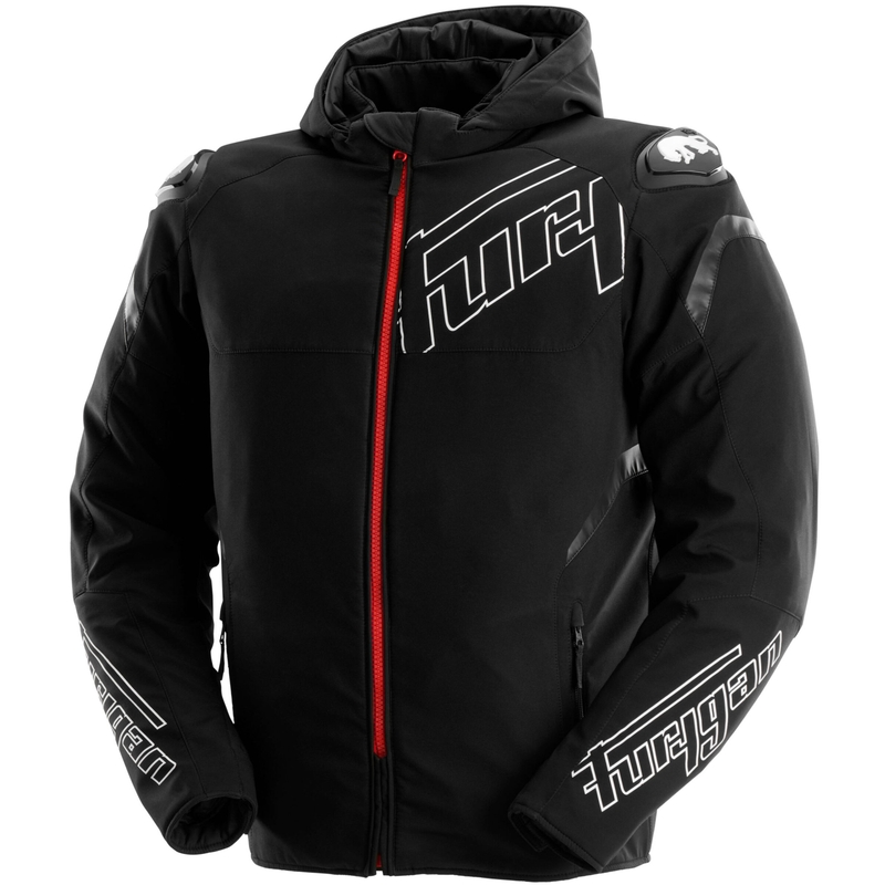 Geacă motocicletă Furygan Sektor Roadster Evo negru-alb-roșu