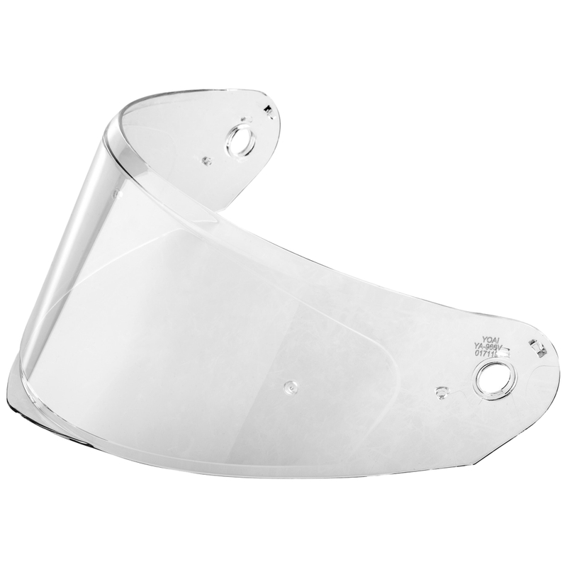 Vizier pentru căști de motocicletă NOX N350 cu pregătire pentru Pinlock, transparent