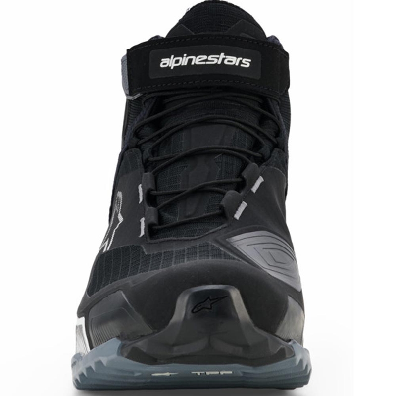 Ghete moto Alpinestars Stella CR-X Drystar pentru femei, negru-gri-alb