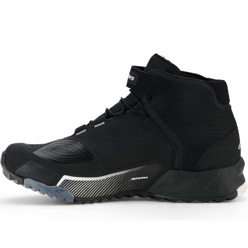 Ghete moto Alpinestars Stella CR-X Drystar pentru femei, negru-gri-alb