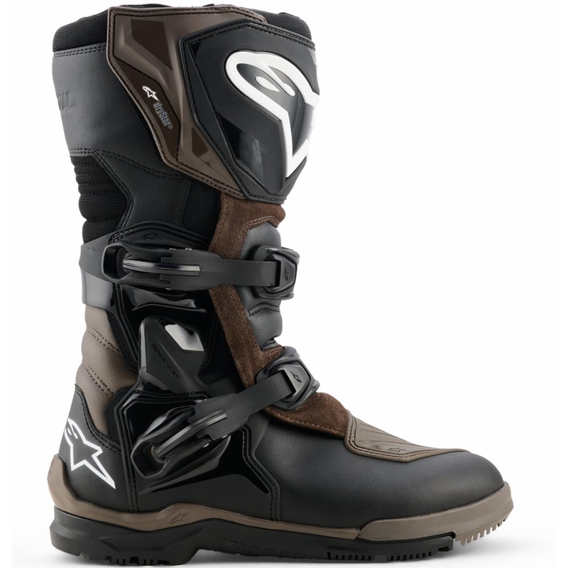 Ghete Motocicletă Alpinestars Corozal V2 Adventure Drystar Maro-Negru