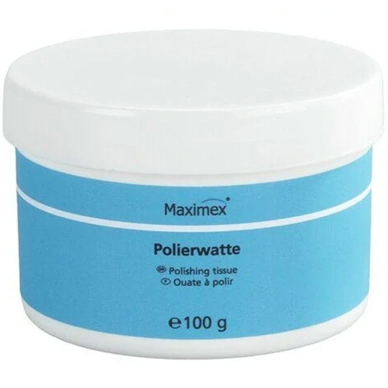 Vată de curățat și lustruit pentru crom și metale Maximex 100 g
