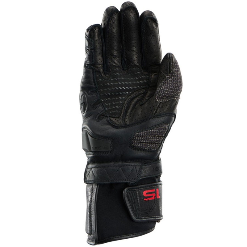Mănuși moto Furygan STYG 15 Vented negru-roșu