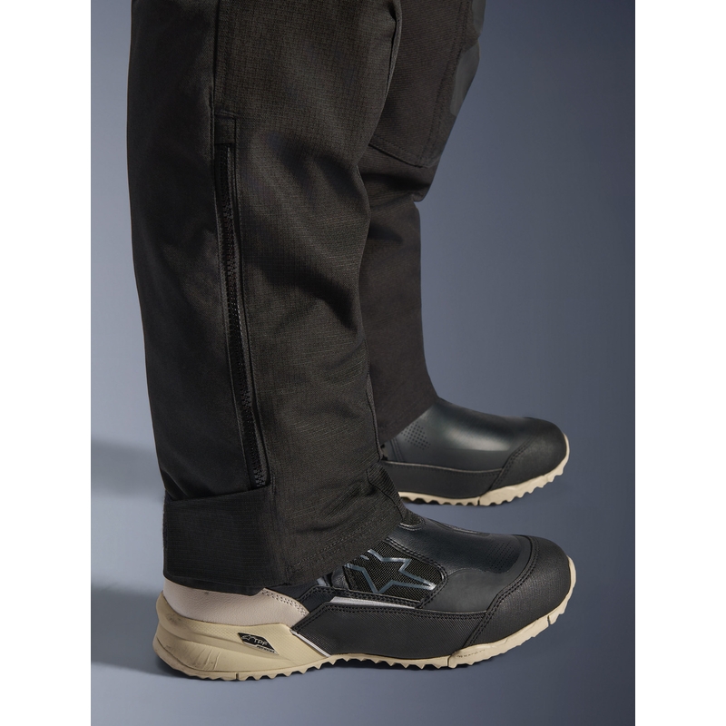 Pantaloni de motocicletă Alpinestars Stella Andes V4 Drystar pentru femei, negru-gri închis