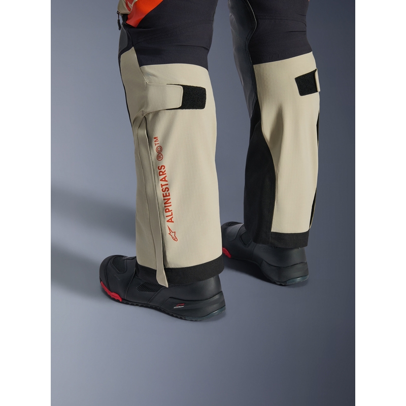 Pantaloni motocicletă Alpinestars Halo PRO Drystar XF crem-negru-roșu