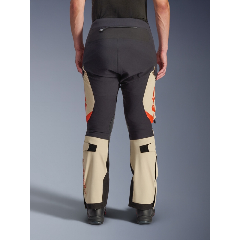 Pantaloni motocicletă Alpinestars Halo PRO Drystar XF crem-negru-roșu
