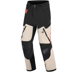Pantaloni motocicletă Alpinestars Halo PRO Drystar XF crem-negru-roșu