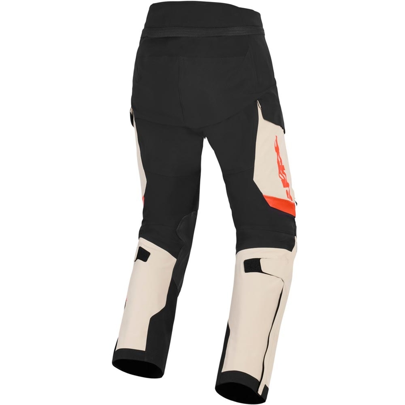 Pantaloni motocicletă Alpinestars Halo PRO Drystar XF crem-negru-roșu