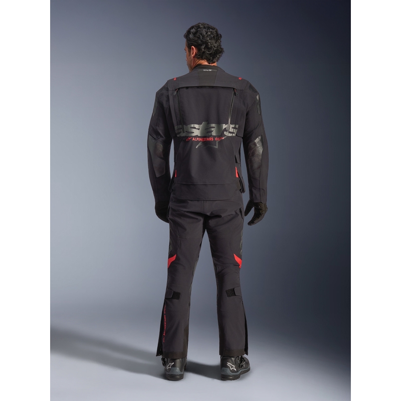 Geacă motocicletă Alpinestars Halo PRO Drystar XF negru-gri închis-roșu