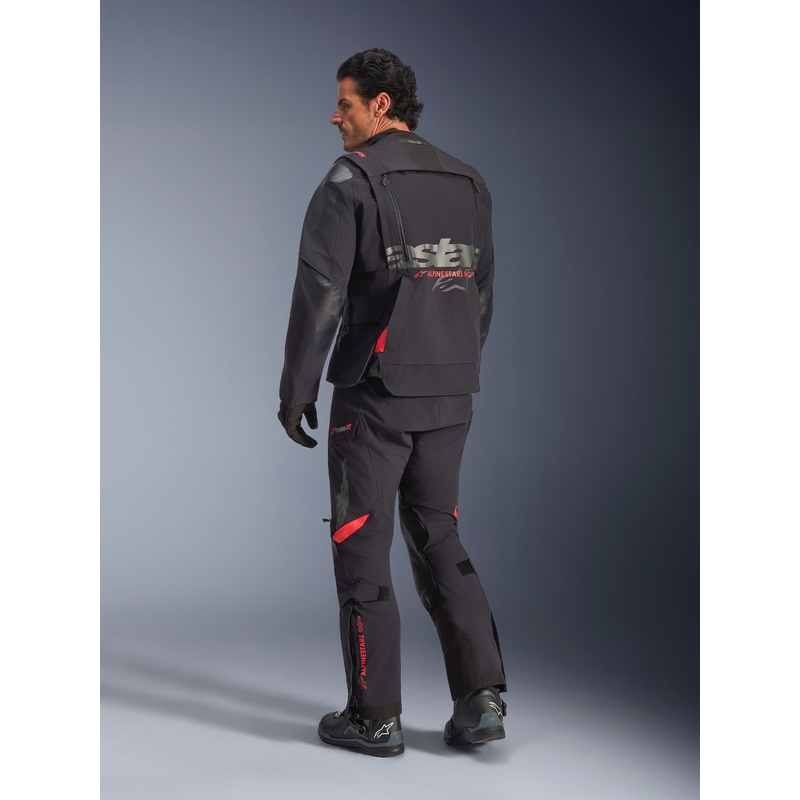 Geacă motocicletă Alpinestars Halo PRO Drystar XF negru-gri închis-roșu