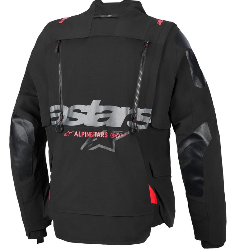 Geacă motocicletă Alpinestars Halo PRO Drystar XF negru-gri închis-roșu
