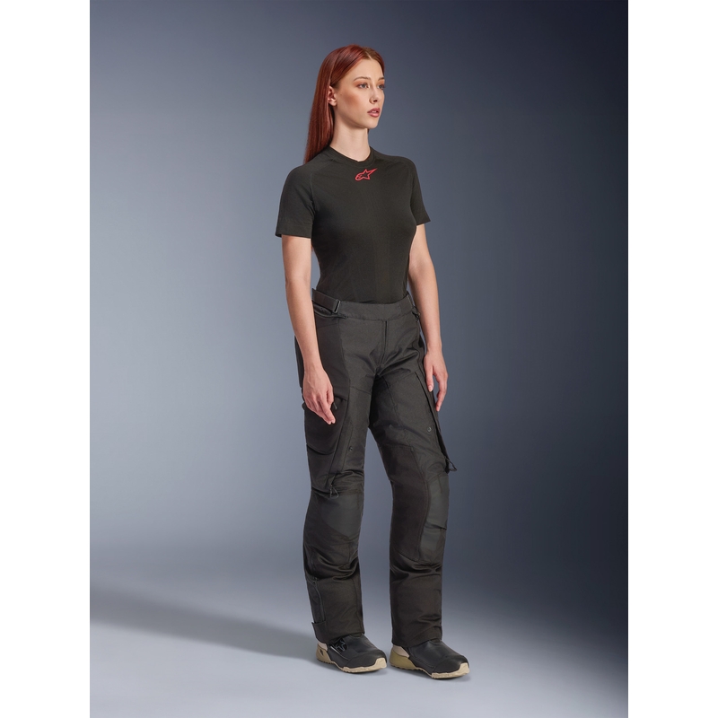 Pantaloni de motocicletă Alpinestars Stella Andes V4 Drystar pentru femei, negri