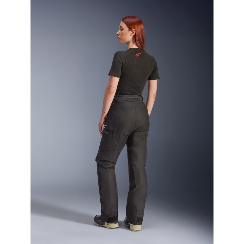 Pantaloni de motocicletă Alpinestars Stella Andes V4 Drystar pentru femei, negri