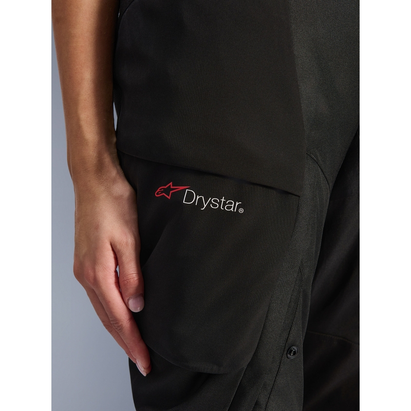 Pantaloni de motocicletă Alpinestars Stella Andes V4 Drystar pentru femei, negri