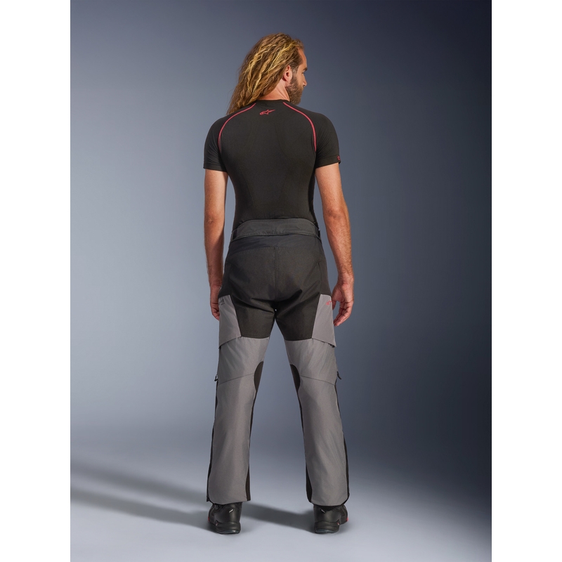 Pantaloni motocicletă Alpinestars Andes V4 Drystar negru-gri închis