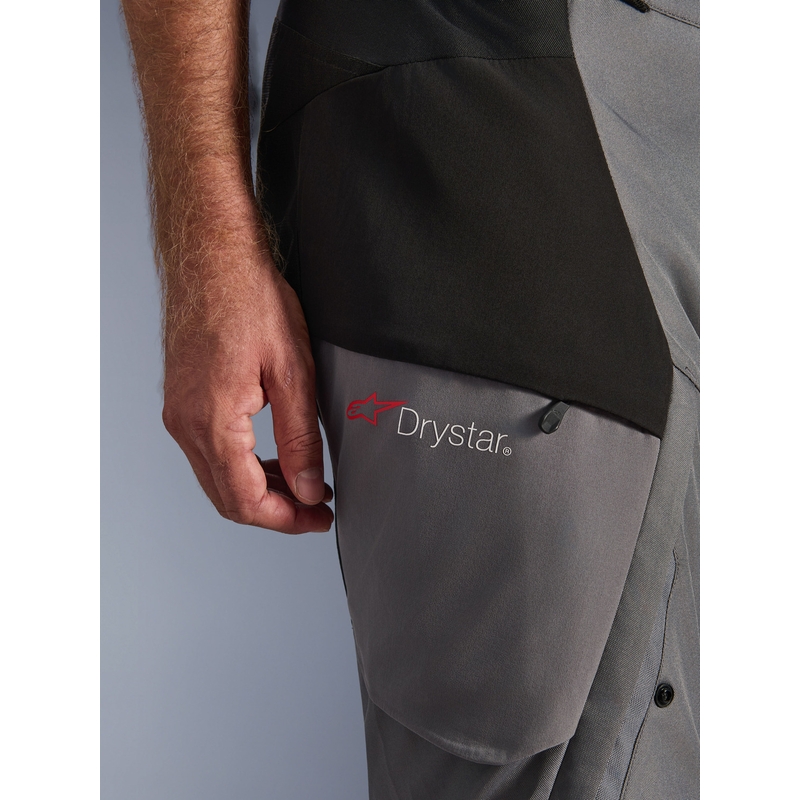 Pantaloni motocicletă Alpinestars Andes V4 Drystar negru-gri închis