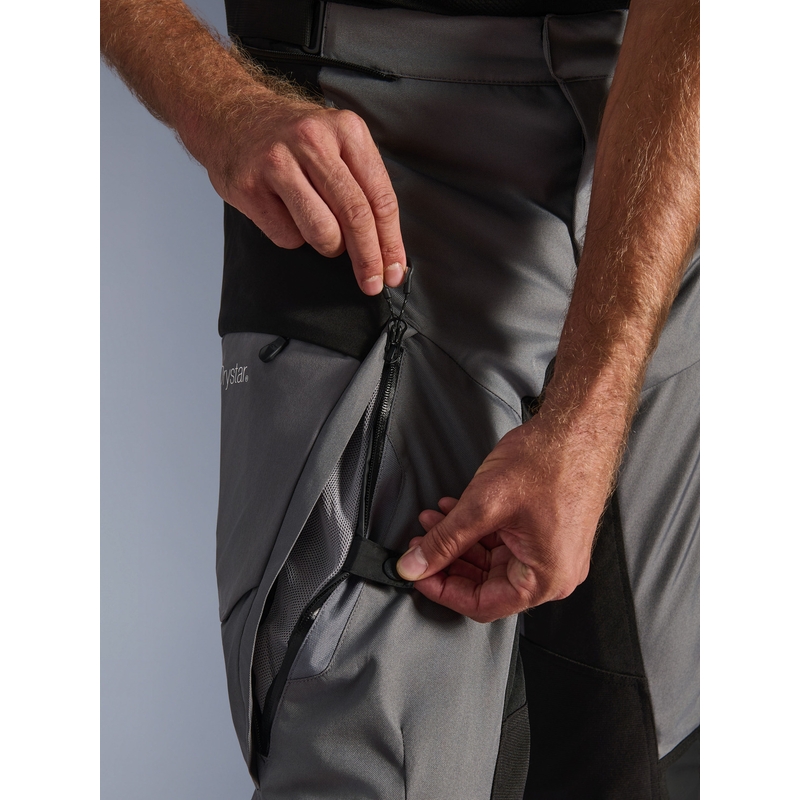 Pantaloni motocicletă Alpinestars Andes V4 Drystar negru-gri închis