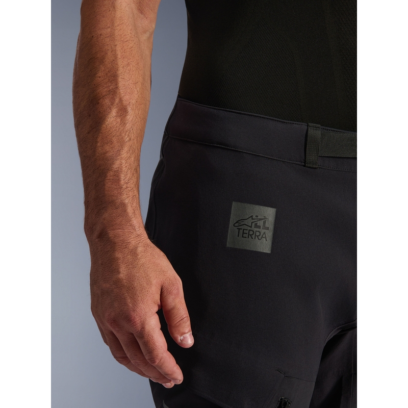 Pantaloni motocicletă Alpinestars Halo PRO Drystar XF negru-gri închis-roșu