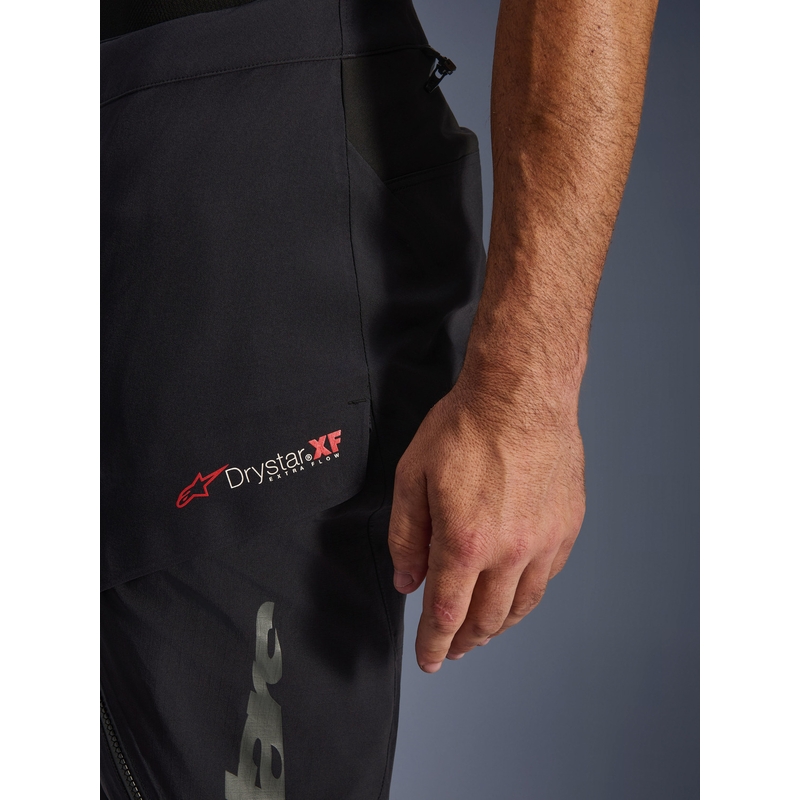 Pantaloni motocicletă Alpinestars Halo PRO Drystar XF negru-gri închis-roșu