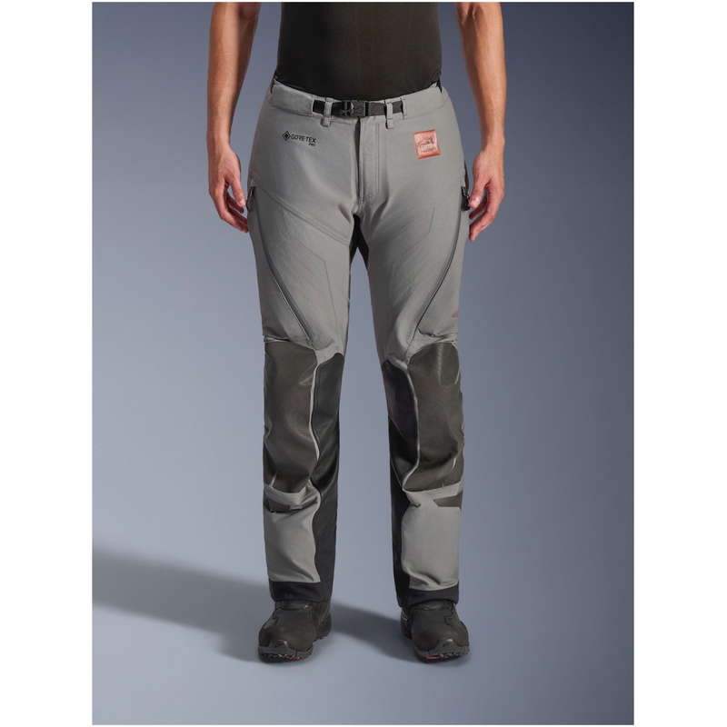 Pantaloni scurți motocicletă Alpinestars Nazca 3L Gore-Tex PRO gri închis-negru