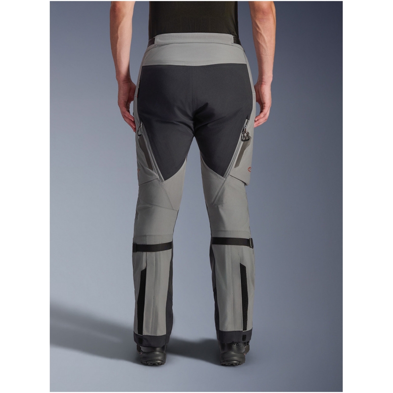 Pantaloni scurți motocicletă Alpinestars Nazca 3L Gore-Tex PRO gri închis-negru