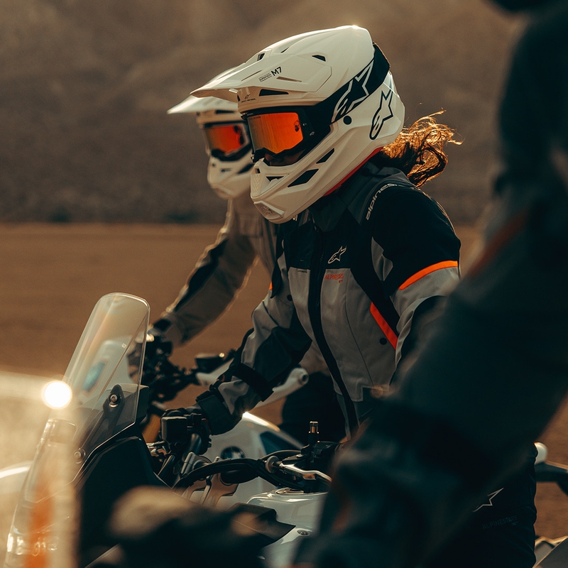 Geacă de motocicletă Alpinestars Stella Andes V4 Drystar pentru femei, gri închis-gri deschis-negru-roșu