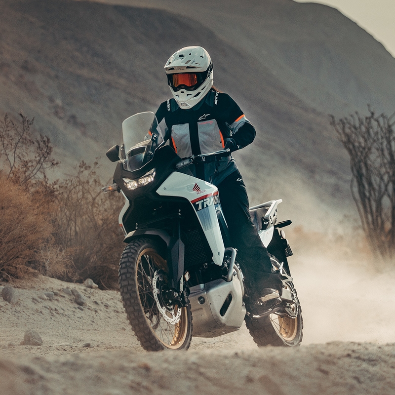 Geacă de motocicletă Alpinestars Stella Andes V4 Drystar pentru femei, gri închis-gri deschis-negru-roșu