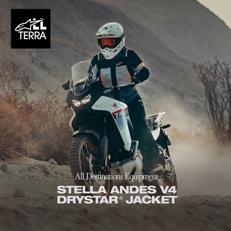 Geacă de motocicletă Alpinestars Stella Andes V4 Drystar pentru femei, gri închis-gri deschis-negru-roșu