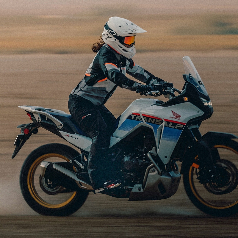 Geacă de motocicletă Alpinestars Stella Andes V4 Drystar pentru femei, gri închis-gri deschis-negru-roșu