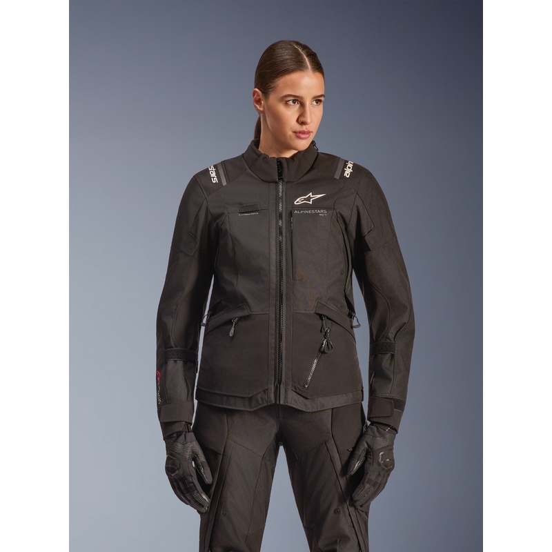 Geacă de motocicletă Alpinestars Stella Andes V4 Drystar pentru femei, neagră