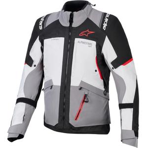 Jachetă Motocicletă Alpinestars Andes V4 Drystar Gri Închis-Gri Deschis-Negru-Roșu
