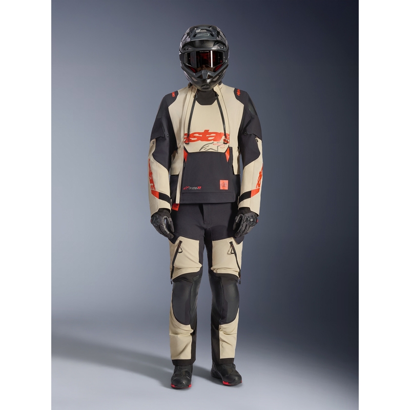 Jachetă Motocicletă Alpinestars Halo PRO Drystar XF Crem-Negru-Roșu