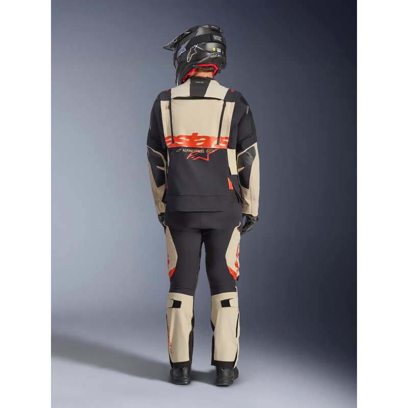 Jachetă Motocicletă Alpinestars Halo PRO Drystar XF Crem-Negru-Roșu