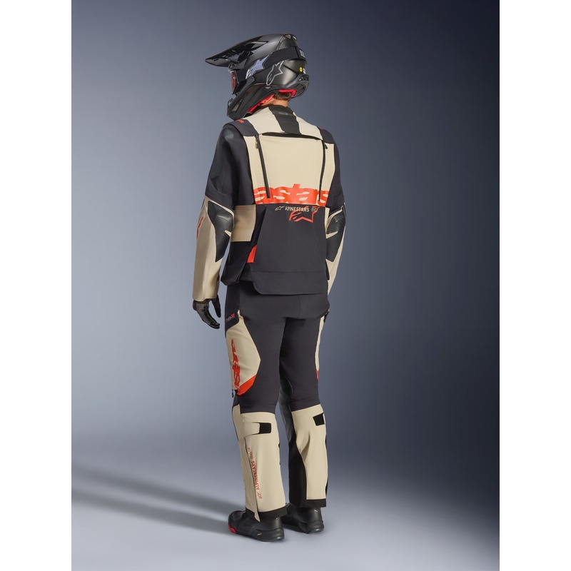 Jachetă Motocicletă Alpinestars Halo PRO Drystar XF Crem-Negru-Roșu