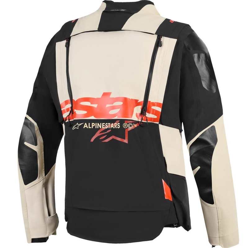 Jachetă Motocicletă Alpinestars Halo PRO Drystar XF Crem-Negru-Roșu