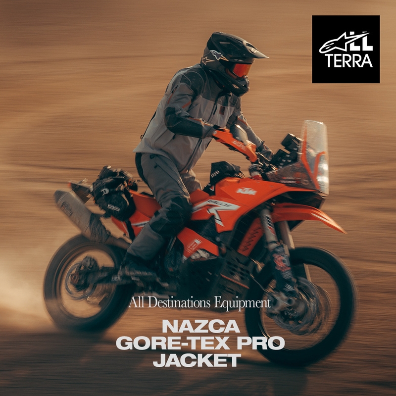 Geacă motocicletă Alpinestars Nazca 3L Gore-Tex PRO gri închis-gri deschis