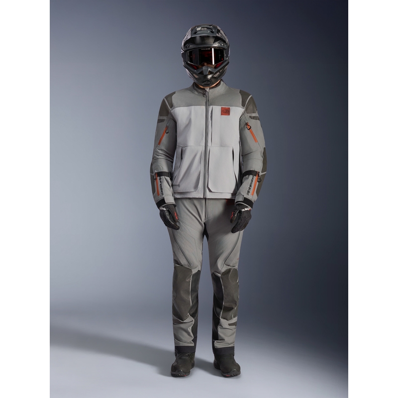 Geacă motocicletă Alpinestars Nazca 3L Gore-Tex PRO gri închis-gri deschis