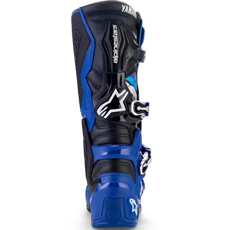 Ghete motocross Alpinestars TECH 7 YAMAHA colecția albastru-alb-negru