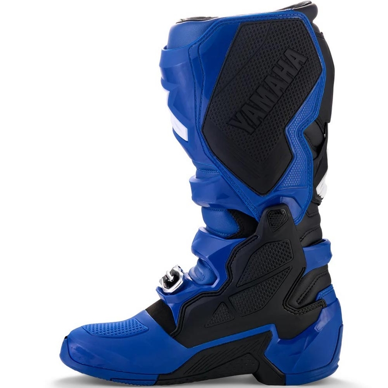 Ghete motocross Alpinestars TECH 7 YAMAHA colecția albastru-alb-negru